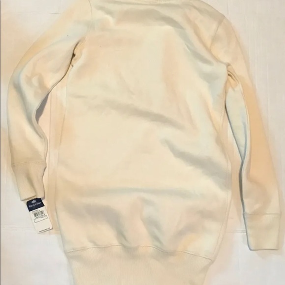 NEW Ralph Lauren Youth Girls Tunic Sweatshirt -IVORY- Dress Size Medium - Picture 4 of 9
